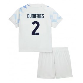 Baby Fußballbekleidung Inter Milan Denzel Dumfries #2 Auswärtstrikot 2025-26 Kurzarm (+ kurze hosen)